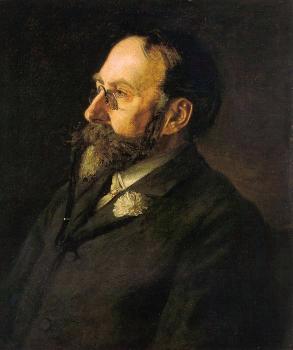 托馬斯 伊肯斯 Portrait of William Merritt Chase